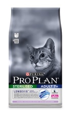 Pro Plan Sterilised +7 Про План сухой корм для пожилых стерилизованных/кастрированных кошек/котов