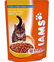 Iams Pouch - Ямс паучи для кошек (с курицей)