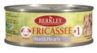 Berkley Fricassee № 1 Беркли Фрикассе № 1 консервы для щенков Говядина с куриными сердечками