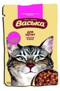 Васька пауч для котят кусочки в желе