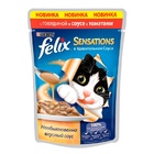 Felix Sensetions Пауч для кошек Говядина, томат в соусе