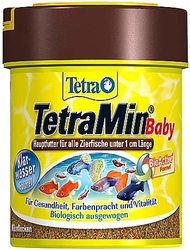 Tetra Min Baby Основной корм для  декоративных рыб размером меньше 1см  (микрохлопья)