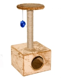 Дарэлл Домик-когтеточка для кошек квадратный малый арт.8111