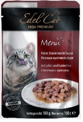 Edel Cat - Эдель Кэт консервы нежные кусочки в соусе 