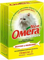 Омега neo м/в лакомство биотин/таурин для кошек