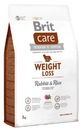 Brit Care Weight Loss Брит сухой корм для собак склонных к полноте, Кролик с рисом