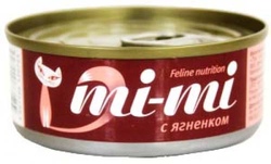 Mi-Mi - Ми Ми консервы для кошек с Ягненком в желе