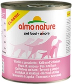 Almo Nature Classic консервы для собак с телятиной и ветчиной