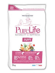 Flatazor Pure Life Puppy Сухой корм для щенков с чувствительным пищеврением Лосось/белая рыба