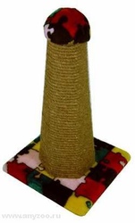 Зооник Когтеточка на подставке Шестигранная 300*300*550