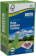 Bozita Tetra Pak - Бозита консервы для собак кусочки в желе с индейкой