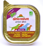 Almo Nature Dailymenu консервы (паштет) для собак с телятиной и овощами