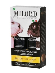 Milord Набор Шампунь +Бальзам для  собак и кошек с короткой шерстью