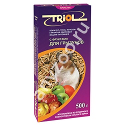 Triol Криспи Корм для грызунов с фруктами