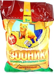 Зооник древесный наполнитель для кошек