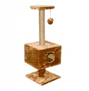 Дарелл 8108 Домик-когтеточка  квадратный на подставке