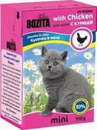 Bozita Mini Tetra Recart Бозита Кусочки в желе для Котят с Курицей