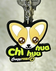 Crazy  Paws Брелок для ключей Чихуахуа арт. CPAC06-KC 5115
