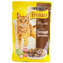 Friskies Фрискис пауч для взрослых кошек Говядина с морковью кусочки в подливе