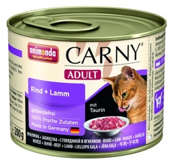 Animonda Carny Adult Анимонда консервы для кошек Говядина и Ягненок