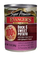 Evanger’s Dinner Duck & Sweet Potato Эванджерс консервы для собак обед Утка и батат Беззерн/Кошерн