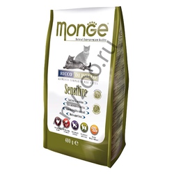 Monge Cat Sensitive Монж сухой корм для кошек с чувствительным пищеварением