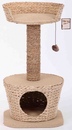 Triol Комплекс для кошек из камыша и джута, 40*40*77 см