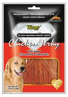 Wanpy Dog CA-04H-1 Лакомство для собак Куриная соломка с глюкозамином и хондратином