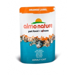 Almo Nature Orange Label  Пауч для кошек с Тунцом