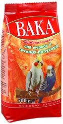 Вака Корм для мелких и средних попугаев (пакет)