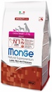 Monge Dog Speciality Extra Small корм для взрослых собак миниатюрных пород ягненок/рис и картофель