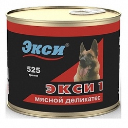 Экси 1 Консервы Мясной деликатес для взрослых собак