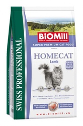 Biomill Swiss Professional Homecat Lamb Биомил сухой корм для кошек с Ягнёнком