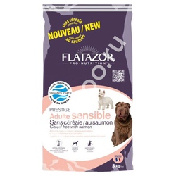 Flatazor Prestige Adult Sensible Беззерновой сухой корм для собак с чувствительным желудком Лосось