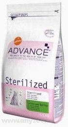 Advance Cat sterilized - Эдванс корм для стерилизованных котов и кошек индейка