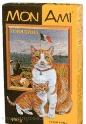 МонАми корм для кошек говядина