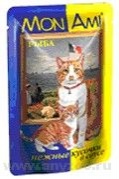 МонАми консервы для кошек рыба