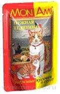 МонАми консервы для кошек нежная телятина